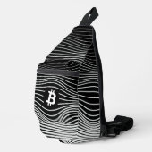 Bitcoin Force (Schwarz) Crossbody Bag (Rechte Ecke)