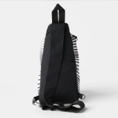 Bitcoin Force (Weiß) Crossbody Bag (Rückseite)