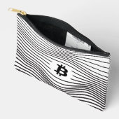 Bitcoin Force (Weiß) Zubehörtasche (Offen)