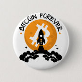 Bitcoin Forever Button (Vorderseite)