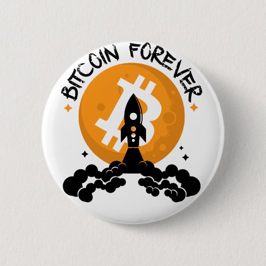 Bitcoin Forever Button (Vorderseite)