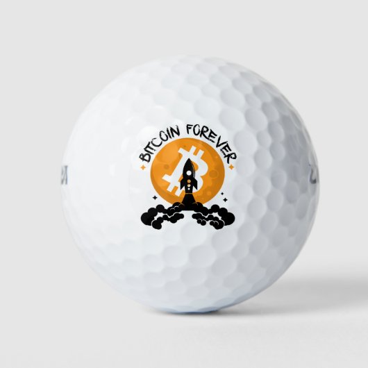 Bitcoin Forever Golfball (Vorderseite)