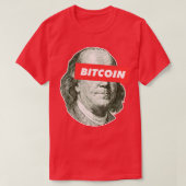 Bitcoin Franklyn Dollar Bill 2 T-Shirt (Design vorne)