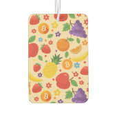 Bitcoin Fruits Autolufterfrischer (Rückseite)