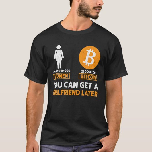 Bitcoin Funny BTC Krypto Sarcastic Trading T-Shirt (Vorderseite)