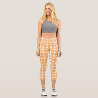 Bitcoin-gekürztes Coin-Logo Capri Leggings