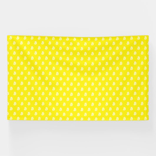 Bitcoin Gelb Banner (Horizontal)