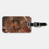 Bitcoin Gepäckanhänger (Vorderseite horizontal)