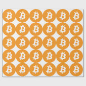 Bitcoin Geschenkpapier (Flach)