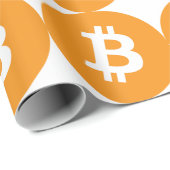 Bitcoin Geschenkpapier (Rolleneckpunkt)