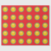 BITCOIN GESCHENKPAPIER (Flach)