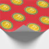 BITCOIN GESCHENKPAPIER (Ecke)