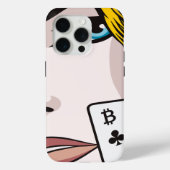 Bitcoin Girl Case-Mate iPhone Hülle (Rückseite)