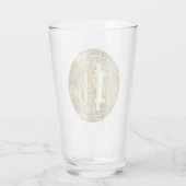 Bitcoin Glas (Rückseite)