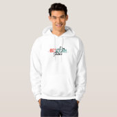 "Bitcoin-Gläubiger Fette Aussage Typography-Design Hoodie (Vorne ganz)