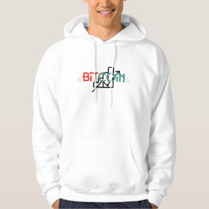 "Bitcoin-Gläubiger Fette Aussage Typography-Design Hoodie