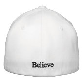 Bitcoin glaubt, bestickte baseballkappe (Rückseite)