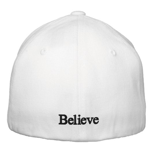 Bitcoin glaubt, bestickte baseballkappe (Rückseite)