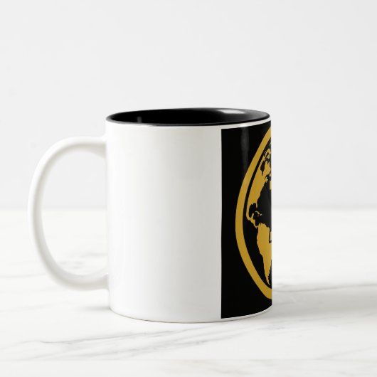 Bitcoin global asset mug zweifarbige tasse (Links)