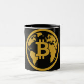 Bitcoin global asset mug zweifarbige tasse (Mittel)