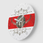 Bitcoin Gold Coin Große Wanduhr (Winkel)