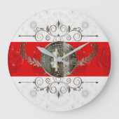 Bitcoin Gold Coin Große Wanduhr (Vorderseite)