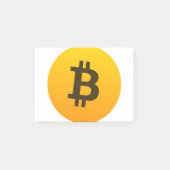 Bitcoin Goldgrube Post-it Klebezettel (Vorderseite)