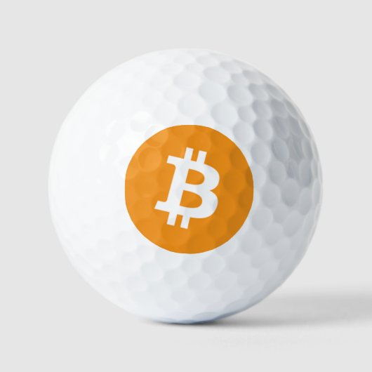 Bitcoin Golf Balls Golfball (Vorderseite)