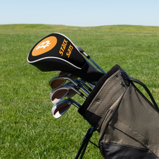 Bitcoin Golf Head Cover Headcover (In SItu)