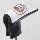 Bitcoin Golf Headcover (3/4 Vorderseite)