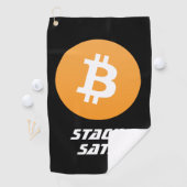 Bitcoin Golf Towel Golfhandtuch (Insitu)