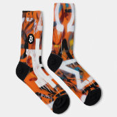 "Bitcoin Graffiti" (Stil #2) Street Art Socken (Rechts)