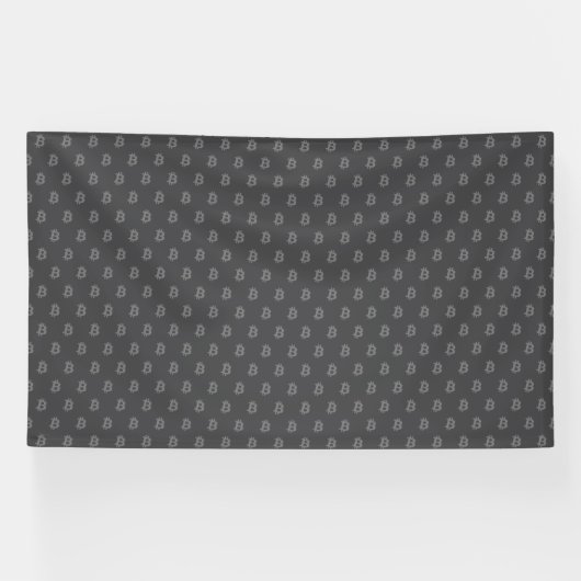 Bitcoin Grau Banner (Horizontal)