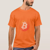 Bitcoin Groß ₿ (Stil: 4) T-Shirt (Vorderseite)
