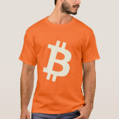 Bitcoin Groß ₿ T-Shirt (Vorderseite)
