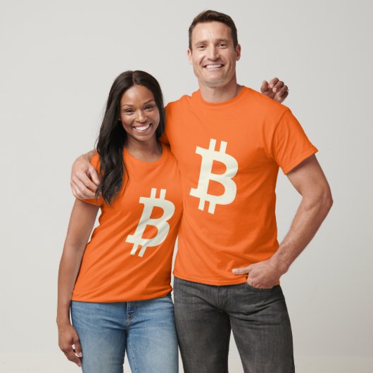Bitcoin Groß ₿ T-Shirt (Unisex)