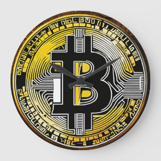 Bitcoin Große Wanduhr