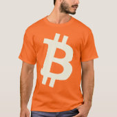 Bitcoin Größer ₿ T-Shirt (Vorderseite)