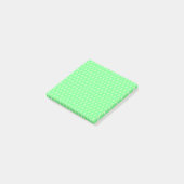 Bitcoin Grün Post-it Klebezettel (angewinkelt)