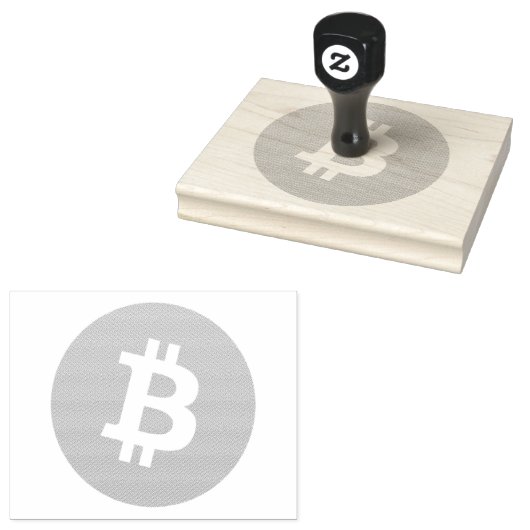 Bitcoin Gummistempel (Stempel)