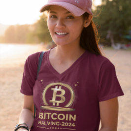 BITCOIN HALVING 2024 digitale Krypto-Währung T-Shirt