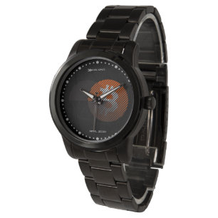 Bitcoin Halving 2028 (Stil: 3 / Klassisches Orange Armbanduhr