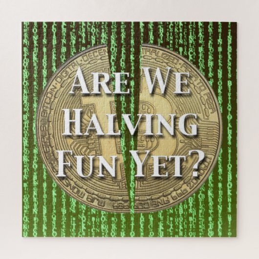 Bitcoin-Halving-Ereignis Puzzle (Vertikal)