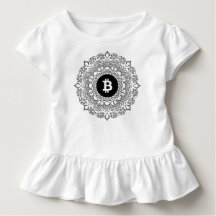 BITCOIN/HENNA-Girl Rüsche-T - Shirt