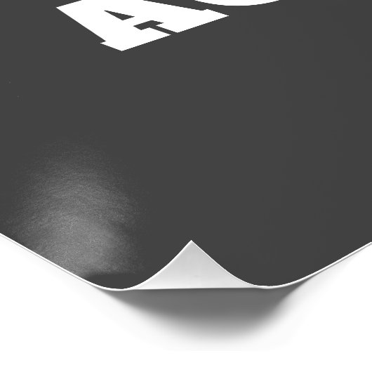 Bitcoin hier akzeptiert - digitale Kryptowährung Poster (Ecke)