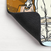 BITCOIN-HODL-Crypto-Astronautin Mousepad (Ecke)