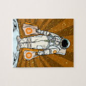 BITCOIN-HODL-Crypto-Astronautin Puzzle (Horizontal)
