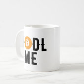 Bitcoin Hodl me Kaffeetasse (Vorderseite Links)