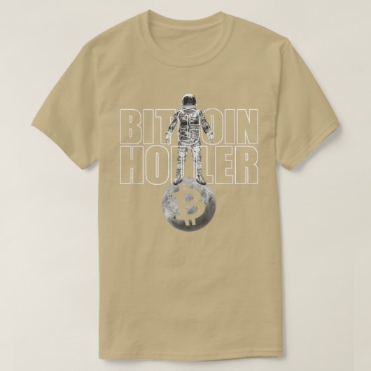Bitcoin Hodler als Crypto Astronaut in Crypto Univ T-Shirt (Design vorne)