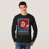 Bitcoin  Hodler Bitcoin Rocket Course Explosion T-Shirt (Vorne ganz)